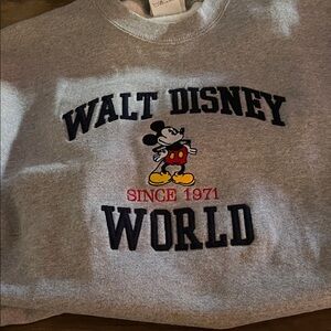 Disney Gray Mickey Mouse Sweatshirt